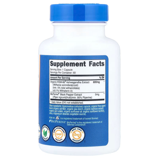 Nutricost KSM-66 Ashwagandha Root Extract, 60 Capsules