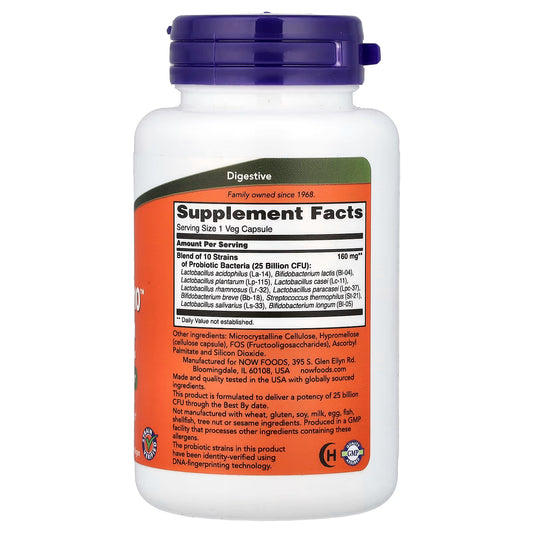 NOW Foods Probiotic-10TM, 100 Veg Capsules