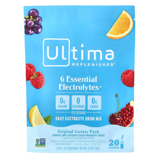 Ultimate Hydration Electrolyte Drink Mix Variety Pack 20 stickpacks