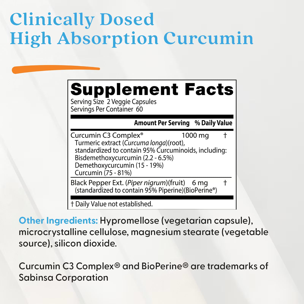 Doctor's Best High Absorption Curcumin - 120 Veggie Caps