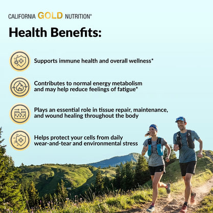 California Gold Nutrition Gold C® Vitamin C, 1,000 mg, 240 Veggie Capsules