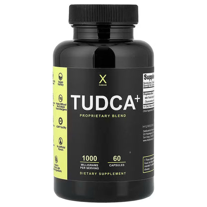 Humanx TUDCA Liver Support with Milk Thistle and Pterostilbene 60 capsules