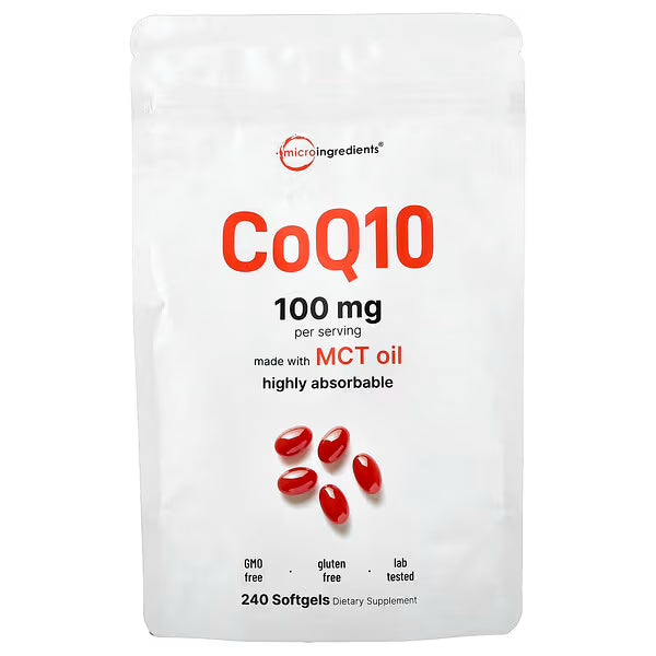 Micro Ingredients CoQ10 100 mg 240 softgels