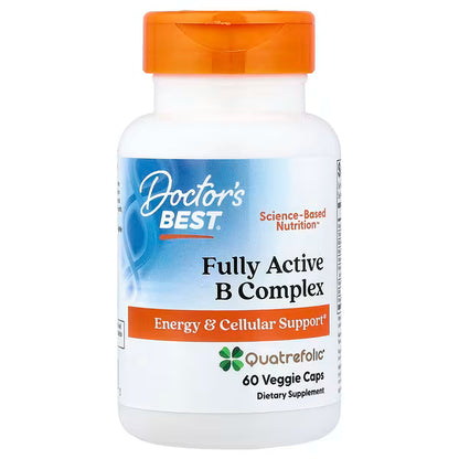 Doctor's Best Fully Active B Complex 60 veggie capsules